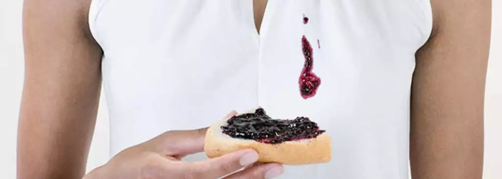 폴리에스테르 옷감의 얼룩 제거 이미지